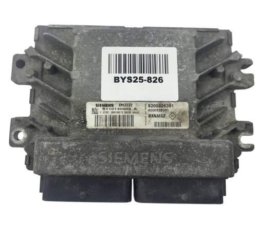 Motorsteuergerät Siemens EMS3132 S110140002A 8200326391 8200326380, gebraucht, Originalteil von Renault