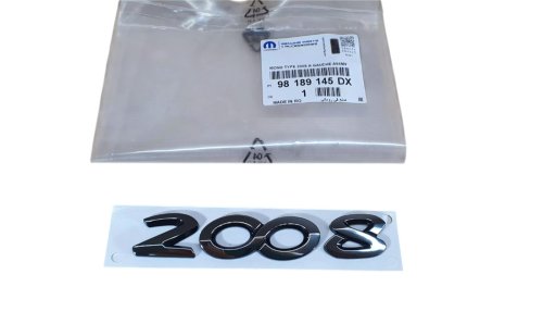 Emblem 98189145DX Peugeot 2008 2016> Hinten Neu Original