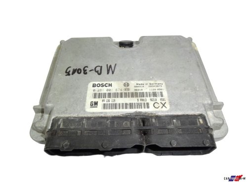 Steuergerät Ecu Opel 0281001874 09136119 Bosch