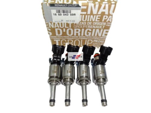 Einspritzdüse, Satz, 4 Stück, Original 166004350R Clio 4 Captur  1.2TCE