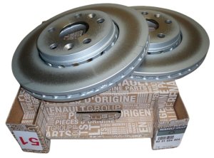 Bremsscheibe vorne, komplett, Original 8201464604 Kangoo 2