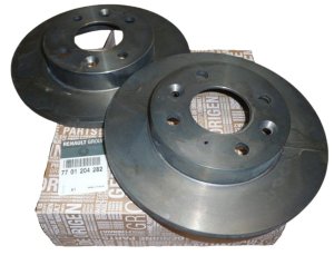 Bremsscheibe vorne, komplett, Original 7701204282 Megane