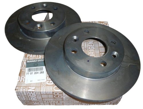 Bremsscheibe vorne, komplett, Original 7701204282 Megane