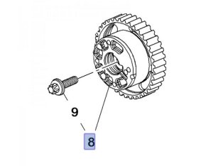 Zahnrad Steuertrieb 1608372080 C3, C3, DS3  1,2 VTI Original