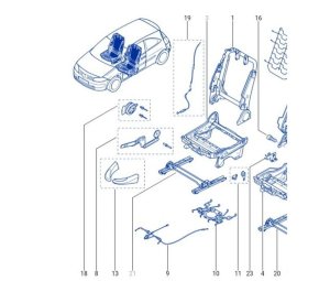Sitzgurt 7701209291 Megane 2 Neu Original