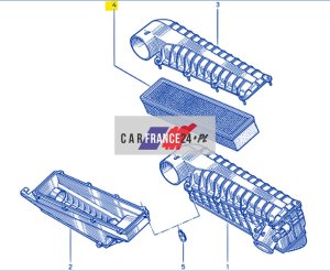 Original-Luftfilter Renault Safrane 3.0 7700261097