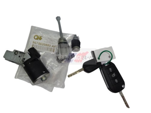 Zündschloss Komplettsatz Schlösser 9675620880 Neu OE Citroen Peugeot 208 308