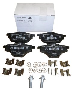 Bremsbeläge hinten 1609000980 Neu Original Citroen Peugeot 308