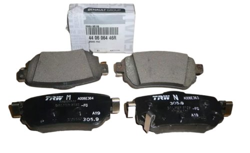 Bremsbeläge hinten 440606446R Neu Original Renault Koleos II