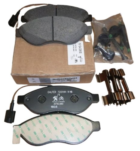 Bremsbeläge vorne 1647863980 Neu Original Citroen Peugeot Jumper III