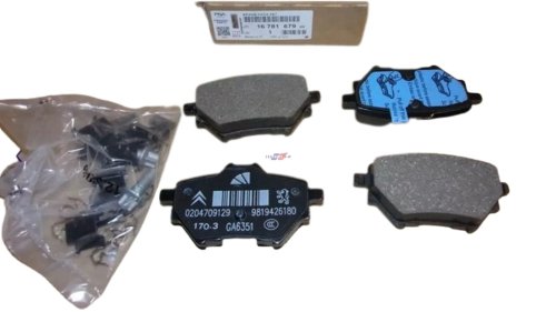 Bremsbeläge hinten 268 mm  1678167980 Citroen C4, Picasso, Peugeot 308, 3008 Original