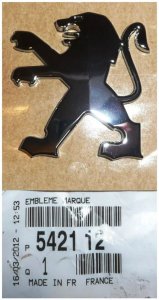 Emblem für Radkappe 542112 Peugeot Original