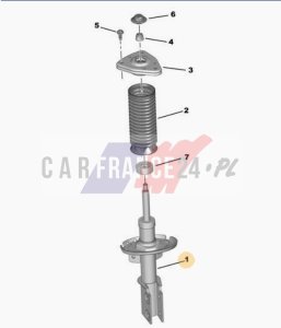 Stoßdämpfer vorne 1635532480 Neu OE PSA 308
