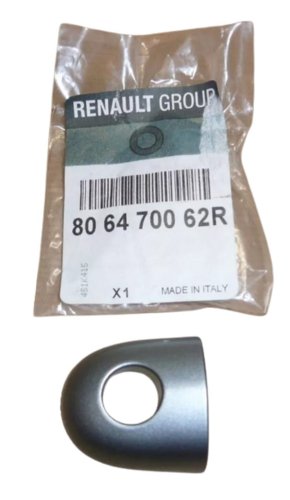 Blindkappe für Türgriff Renault 806470062R Silber mit Schlüsselöffnung Original