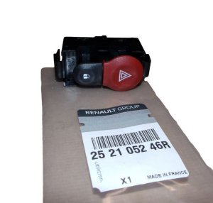 Warnblinkschalter 252105246R Renault Kangoo II Original
