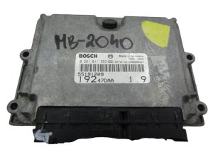 Steuergerät Ecu 0281011553 55191209 Fiat