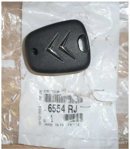 Schlüssel 6554RJ 6554.RJ Citroen C1, C2 C3, C3 II, III Original