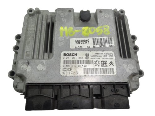 Steuergerät Ecu 0281011863 9653958980 9661377280