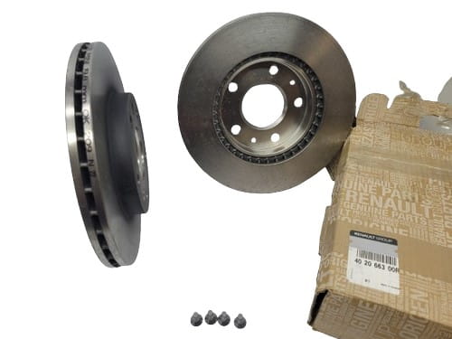 Bremsscheibe vorne, komplett, Original 402066300R Duster