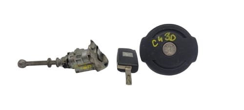 Schloss-Einsatz + Tankdeckel 4162EP Citroen C4