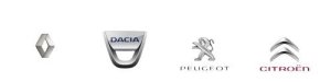 Gummifußmatten vorne 1656154580 Peugeot E-208 Original