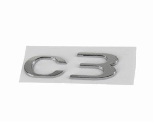 Emblem Heck 9800742980 Citroen C3 Original
