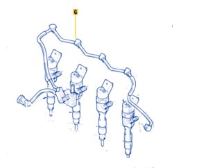 Kraftstoffleitung Trafic Master 2.5DCI 1751100Q0E