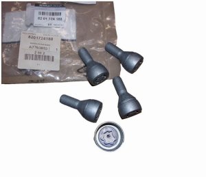 Radschrauben 8201724188 Diebstahlsicherungssatz Renault Original Neu