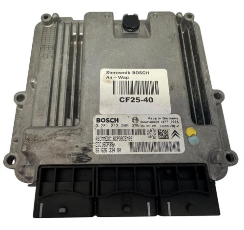 Steuergerät  ECU 9662633480 9662489680 0281013209 PSA