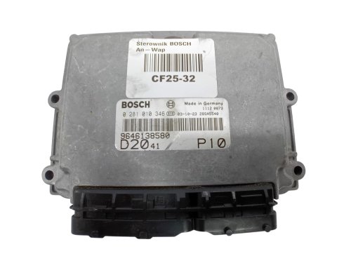 ECU-Steuergerät 0281010346  9648312780  Jumper Boxer Ducato