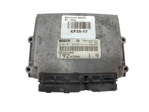ECU-Steuergerät 0281011553  55198058  19247EAA Bosch Fiat