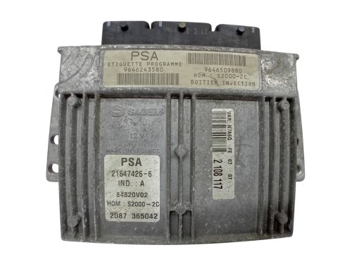 ECU-Steuergerät 9646243580 9646509880 2164726-6 Renault Sagem