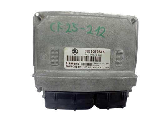 Steuergerät  ECU 03E906033A 5WP4430507 Skoda Siemens