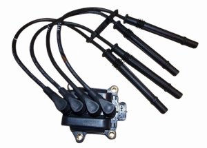 Zündspule + Kabel 8200734204 Renault 1.2 16V Neu