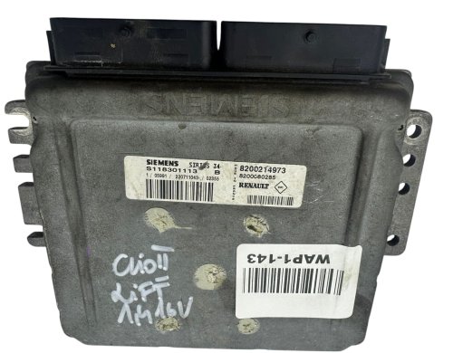 Steuergerät  ECU 8200214973 S118301113 Renault Siemens