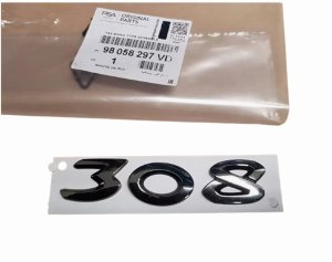 Emblem Heck 98058297VD Peugeot 308 II Original Neu