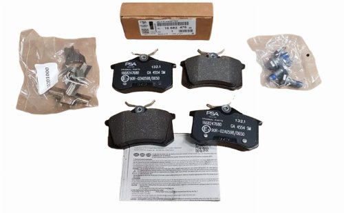 Bremsbeläge hinten 1668247680 Citroën Peugeot Renault Original Neu