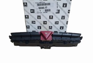 Warnblinkschalter 649017 6490.17 Peugeot 308 Original Neu