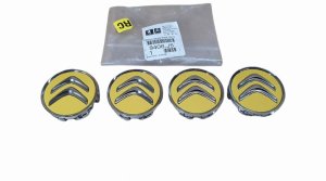 Radkappe für Alufelge 59 mm 9406.J5 9406J5 Gelb Citroen C1/C2/C3 Original Neu