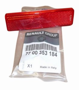 Reflektor für Stoßstange hinten 7700353184 Renault Master II Original Neu