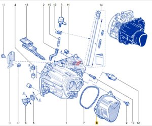 Getriebegehäuse Original 3213100QAB Renault JH3 1.5DCI