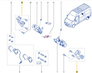 Klemmenbügel hinten Renault  Master 4100800Q0G