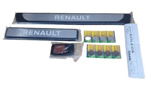Schwellerverkleidungen 8201665635 vorne und hinten Renault Koleos II Original Neu