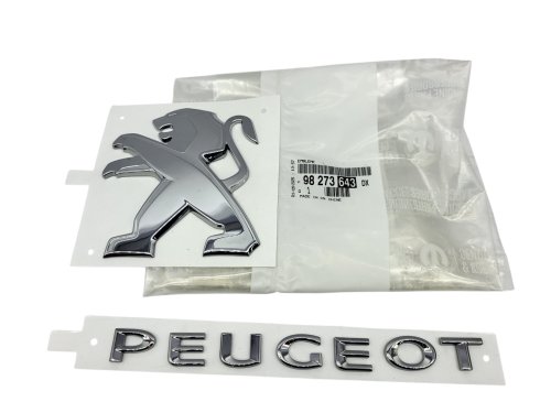 Emblem Heck 98273643DX Peugeot Partner III/Rifter Original Neu