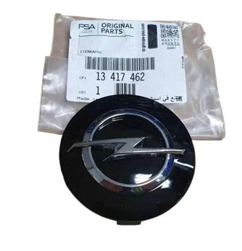 Radkappe für Alufelge 13417462 Opel Corsa D, schwarz, original, neu