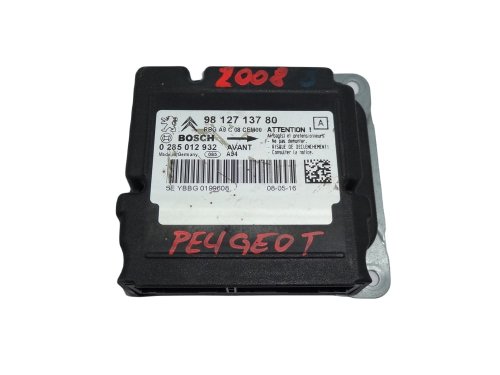 Steuergerät  Airbag-Sensor  2008   9812713780 0285012932