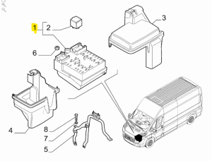 BSM-Modul 1349946080 Citroën Jumper Peugeot Boxer 2006> Original Neu