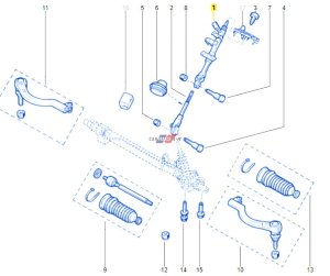 Lenksäule 8200729615 Master Movano Interstar