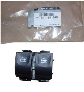 Taste zum Heben und Senken der Scheibe 254116484R Dacia Logan II Renault Kangoo II Neu, Original