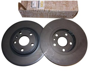 Bremsscheiben vorne, Satz 402064230R Renault Kangoo II, belüftet, Original, neu